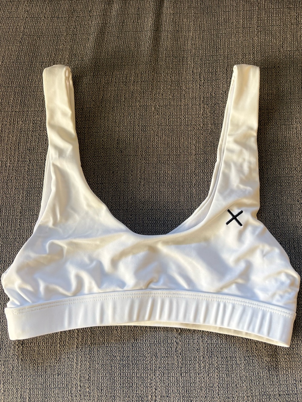 Boutine LA white bikini top medium
